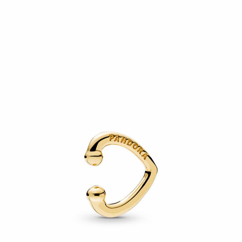 Pandora Australia Shine™ Open Heart Ear Cuff - 18ct Gold Plated | HYVIXJ246